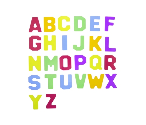 MASTERKIDZ Przezroczyste Cyfry i Litery 38 szt. Montessori