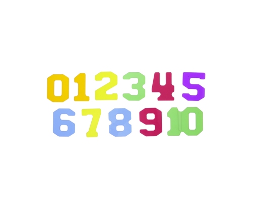 MASTERKIDZ Przezroczyste Cyfry i Litery 38 szt. Montessori