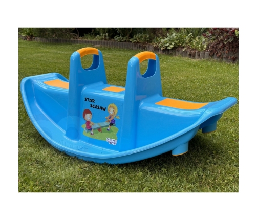 WOOPIE Bujak Wieloosobowy STAR Huśtawka Równoważna Niebieska