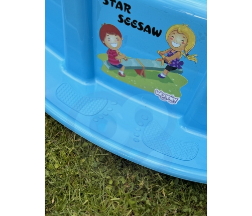WOOPIE Bujak Wieloosobowy STAR Huśtawka Równoważna Niebieska