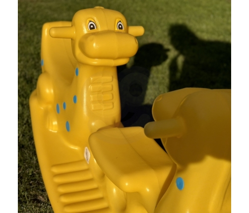 WOOPIE Bujak Wieloosobowy Dino Huśtawka Równoważna Żółta