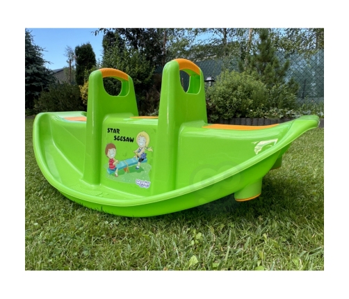 WOOPIE Bujak Wieloosobowy STAR Huśtawka Równoważna Zielona