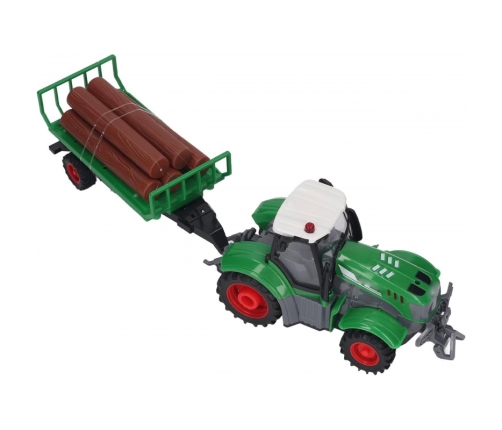 WOOPIE Traktor z Przyczepą na Pilota Sterowany RC - Skala 1:24