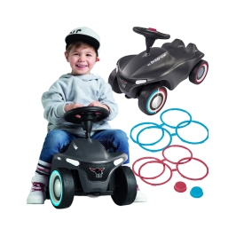 Stumjamā mašīna BIG Bobby Car Neo Black