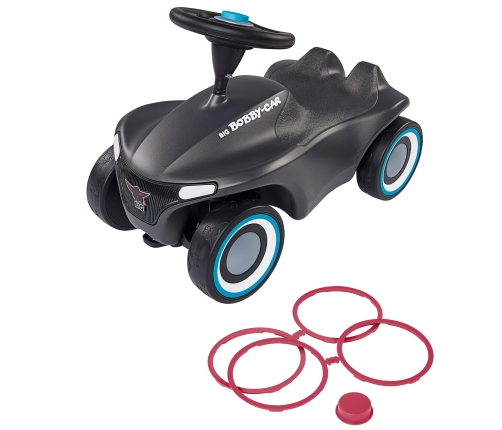 Stumjamā mašīna BIG Bobby Car Neo Black