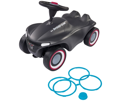 Stumjamā mašīna BIG Bobby Car Neo Black