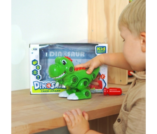 WOOPIE Dinozaur Do Skręcania Zestaw Konstrukcyjny + Śruborkęt