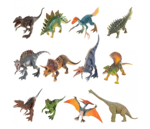 WOOPIE Duży Zestaw Figurki Dinozaury XXL + Mata 