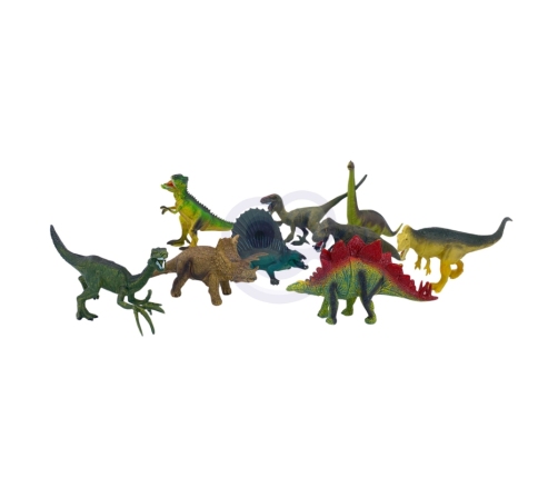 WOOPIE Zestaw Figurki Dinozaury 16 el. + Mata + Kuferek