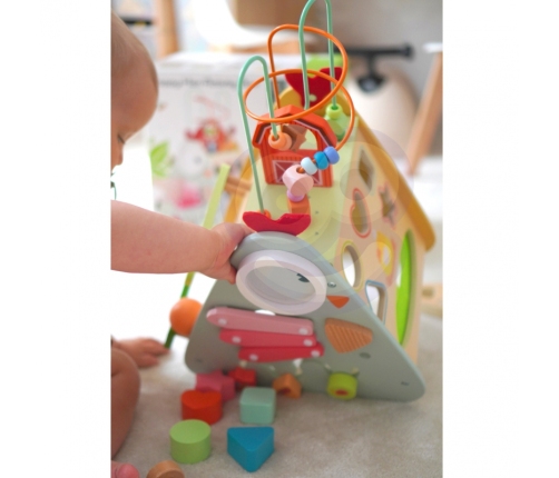 CLASSIC WORLD Kostka Montessori 10w1 Szczęśliwa Farma XXL