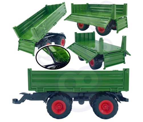 WOOPIE Zestaw Mini Farma Traktor Zwierzęta Osada Farma Rolnik Narzędzia