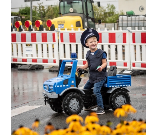 Rolly Toys RolliUnimog Mercedes-Benz Policja - Ciężarówka Samochód na pedały