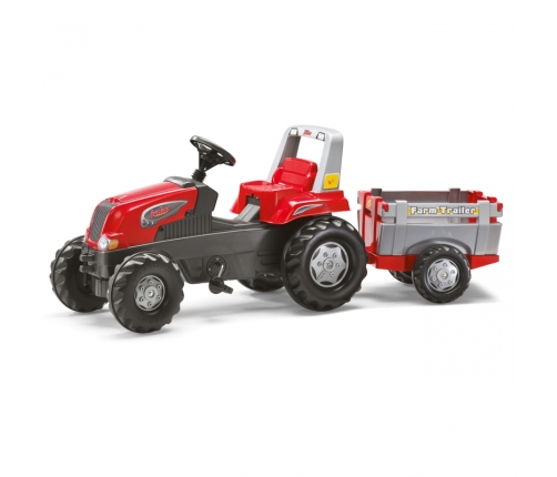 Rolly Toys RollyJunior RT - Traktor na pedały z przyczepą Junior 3-8 lat do 50kg