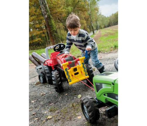 Rolly Toys RollyJunior RT - Traktor na pedały z przyczepą Junior 3-8 lat do 50kg