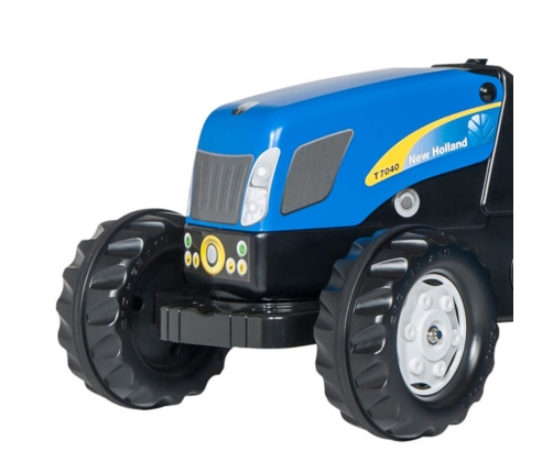 Traktors ar pedāļiem un piekabi Rolly Toys NH T 7040