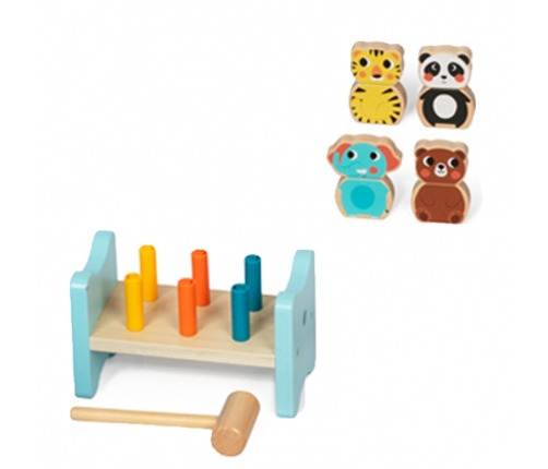 TOOKY TOY Box Pudełko XXL Montessori Edukacyjne 7w1 Sensoryczne 19-21 Mies.