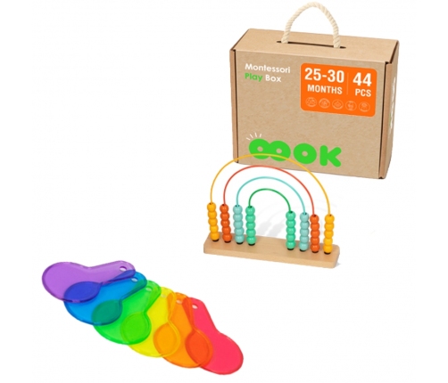 TOOKY TOY Box Pudełko XXL Montessori Edukacyjne 7w1 Sensoryczne 25-30 Mies.