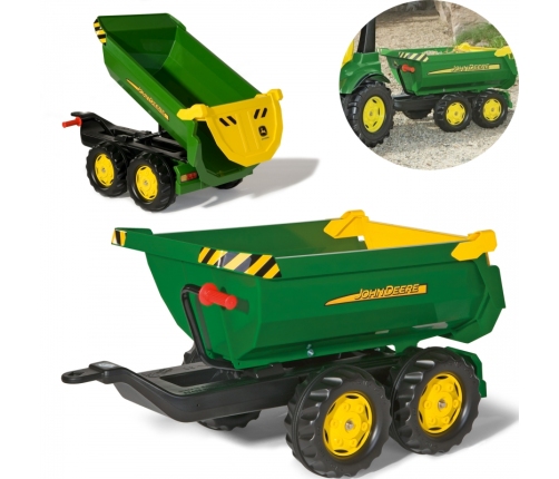 Rolly Toys rollyHalfpipe John Deere Przyczepa wywrotka