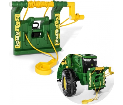 Rolly Toys rollyPowerwinch Wyciągarka John Deere Wciągarka do Traktorów