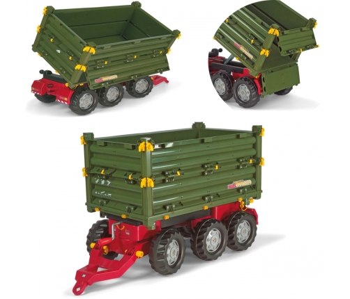 Rolly Toys rollyTrailer Wielka Przyczepa 3 osie Multi Trailer