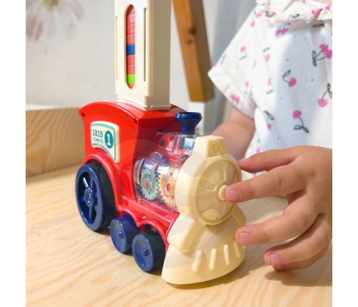 WOOPIE Elektryczna Ciuchcia Lokomotywa do Klocków Domino