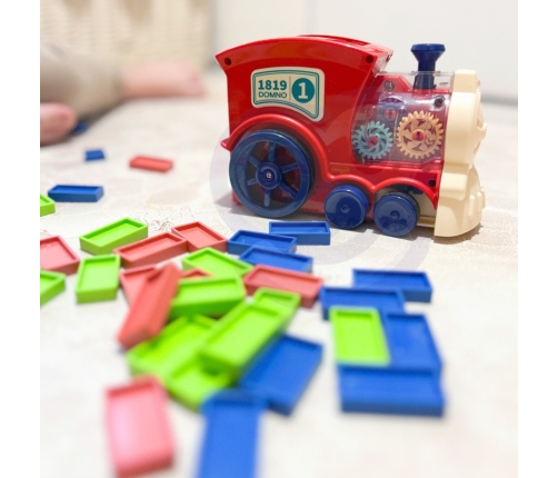 WOOPIE Elektryczna Ciuchcia Lokomotywa do Klocków Domino