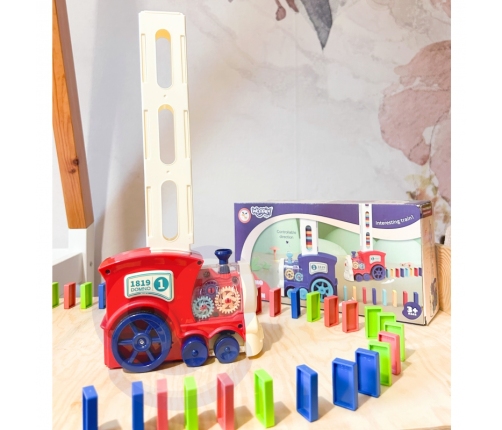 WOOPIE Elektryczna Ciuchcia Lokomotywa do Klocków Domino