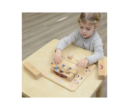 MASTERKIDZ Nauka Emocji Gra Drewniana Montessori