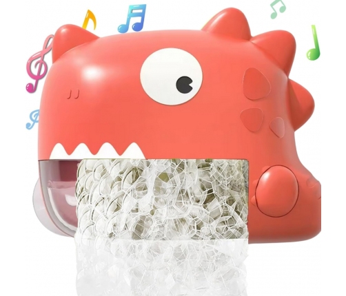 WOOPIE Zabawka do Kąpieli Dinozaur do Robienia Piany Pomarańczowy