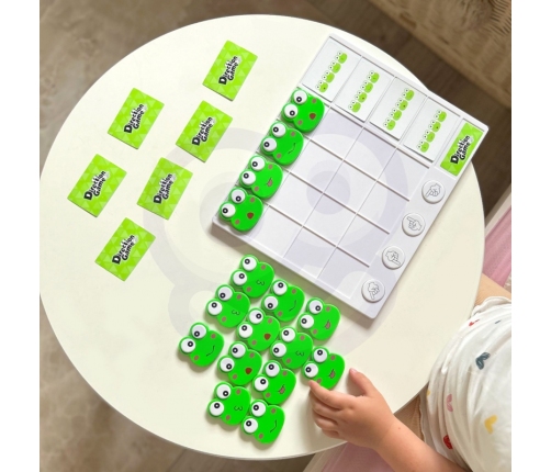 WOOPIE Gra Układanka Żabie Oczka 3+