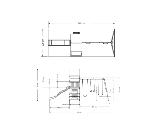 Backyard Discovery Belmont Drewniany Plac Zabaw 6w1