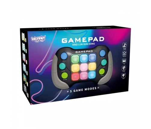 WOOPIE Elektroniczna Gra Zręcznościowa Pop-It Fidget Toy Gamepad Niebieski