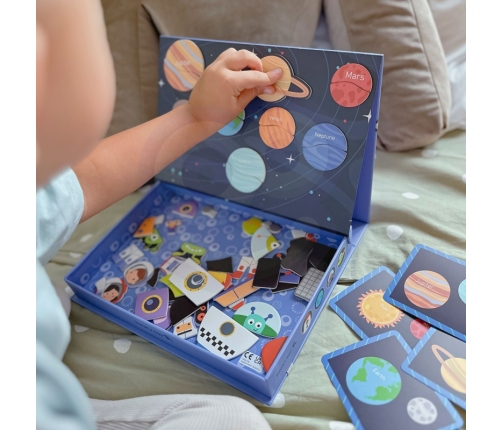 TOOKY TOY Układanka Magnetyczna Kosmos Puzzle