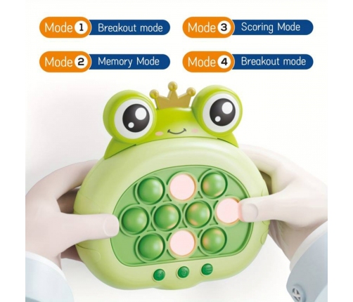 WOOPIE Gra POP IT Elektryczna Antystresowa Zręcznościowa Żabka