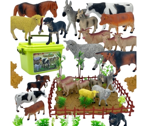 WOOPIE Zestaw Figurki Farma + Kuferek 57 el.
