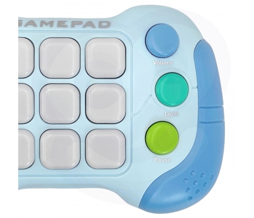 WOOPIE Elektroniczna Gra Zręcznościowa Pop-It Fidget Toy Gamepad Niebieski