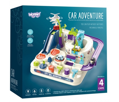 WOOPIE Interaktywny Tor Przeszkód Samochodowy  