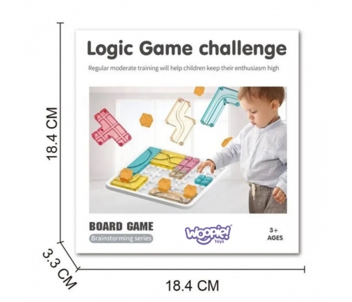 WOOPIE Zestaw Gier Planszowych Logicznych 10w1