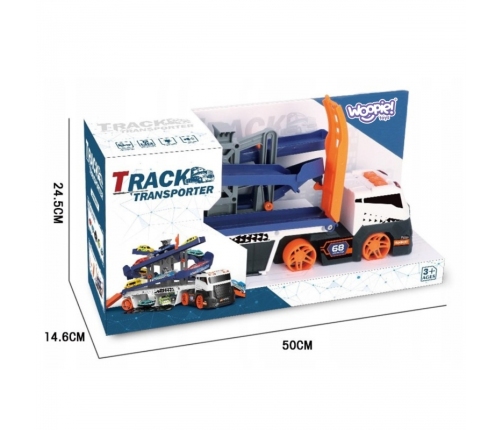 WOOPIE Interaktywny Tir Tor dla Aut z Dwiękiem i Światłem