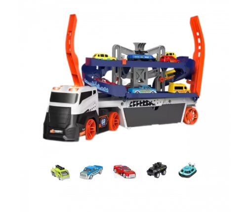 WOOPIE Interaktywny Tir Tor dla Aut z Dwiękiem i Światłem