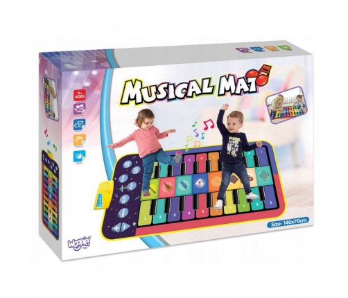 WOOPIE Interaktywna Mata Muzyczna do Tańczenia XXL