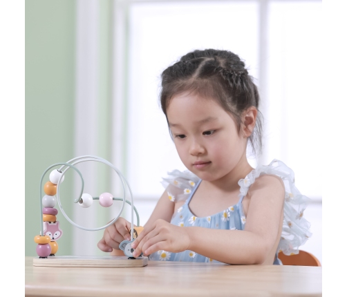 VIGA PolarB Drewniany Labirynt Przeplatanka Edukacyjna Montessori