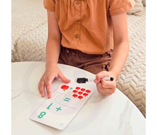 WOOPIE Karty Edukacyjne Fiszki Do Nauki Liczenia