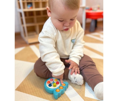 WOOPIE Gra Zręcznościowa Wbijanka Kreta Sznurek Ośmiornica Zielony 2w1