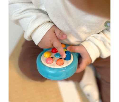 WOOPIE Gra Zręcznościowa Wbijanka Kreta Sznurek Ośmiornica Zielony 2w1