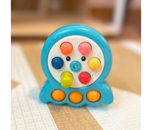 WOOPIE Gra Zręcznościowa Wbijanka Kreta Sznurek Ośmiornica Zielony 2w1