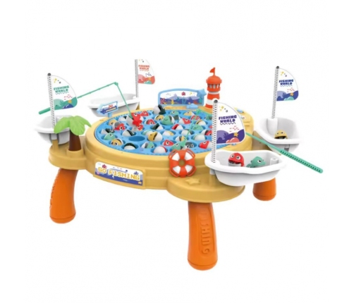WOOPIE Interaktywny Stolik Gra Łowienia Rybek Na Magnes  Piracki