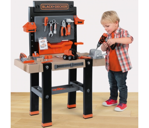 SMOBY Duży Warsztat Black & Decker Bricolo Ultimate + 95 Akcesoriów