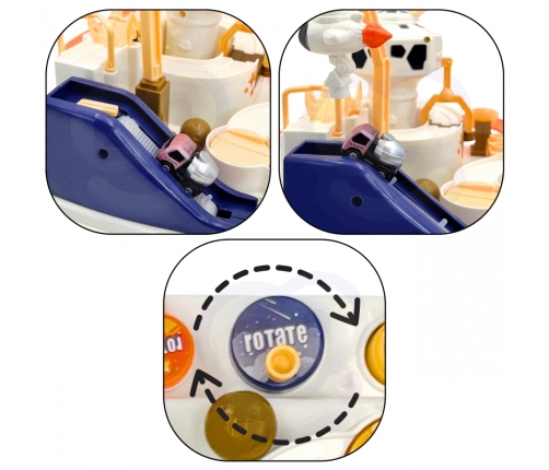 WOOPIE Interaktywny Tor Przeszkód Samochodowy 