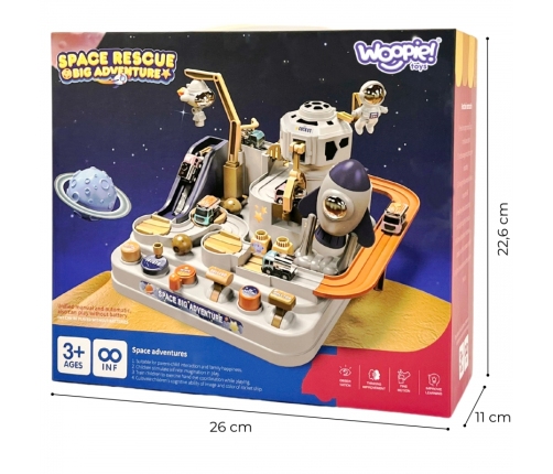 WOOPIE Interaktywny Tor Przeszkód Samochodowy 